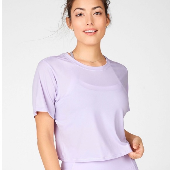 FABLETICS Pia Powertouch Light Twist Back Tee (IN WHITE) - Picture 2 of 5